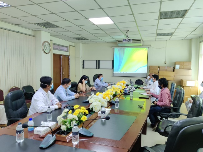  Directorate General Health Services  Meeting at NINS Conference during Visit in Hospital